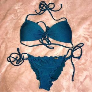 Luli Fama Navy Blue Bikini